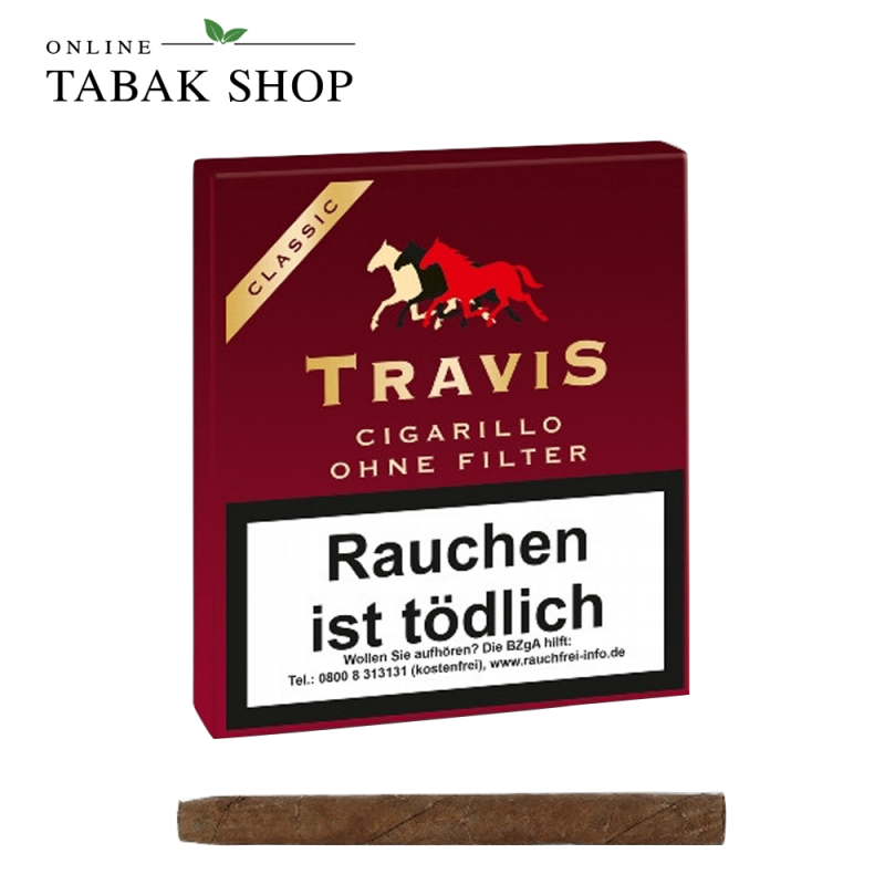 Travis Classic ohne Filter (Aromatic) Zigarillos 20er Packung