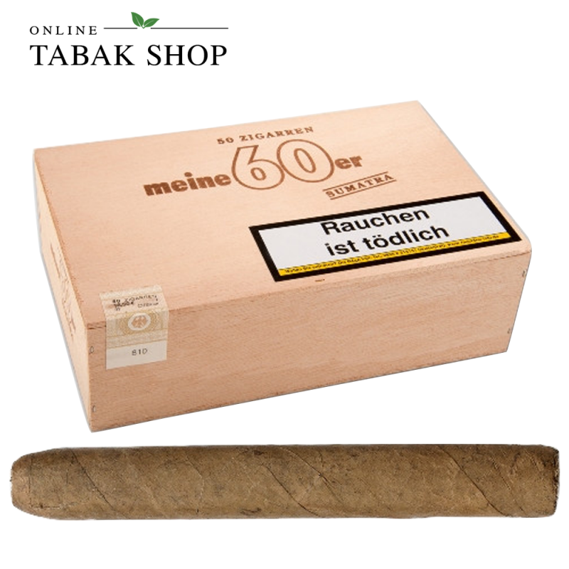 MEINE 60er Sumatra Holzkiste 50 Zigarren