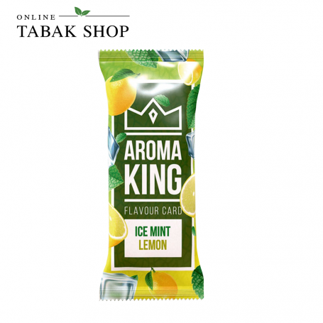 Aroma King Flavor Card Ice Mint Lemon (Zitrone Minze Kühle) Aroma Karte