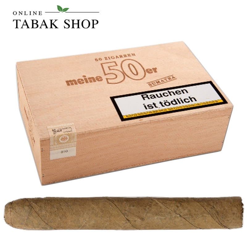 Meine 50er Sumatra Zigarren 50er Holzkiste