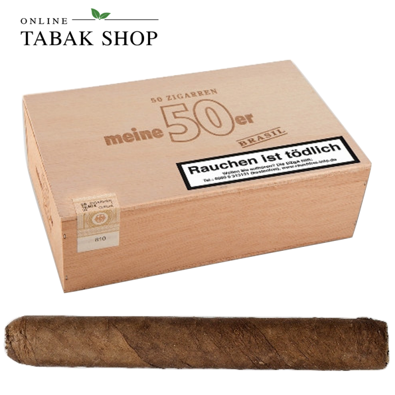 MEINE 50er "Brasil" Zigarren 50er Holzkiste