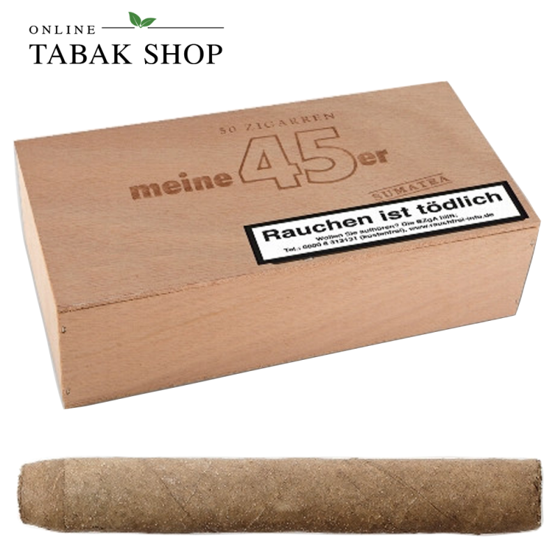 MEINE 45er "Sumatra" Zigarren 50er Holzkiste