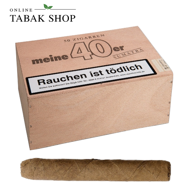 MEINE 40er "Sumatra" Zigarren 50er Holzkiste