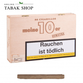 MEINE 10er Sumatra Holzkiste 50 Zigarillos - 12,00 €