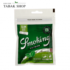 Smoking Menthol Slim Filter (6mm) 120er - 2,26 €