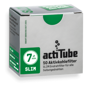 ActiTube Aktivkohlefilter 50er, Slim 7.0 mm Ø 4 - 6,90 €