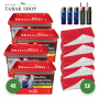 Winston Volumen Tabak Mega Box (4 x 140g) + 1.000 Marlboro Rot Hülsen + 3 Feuerzeuge + 5 Sturmfeuerzeuge