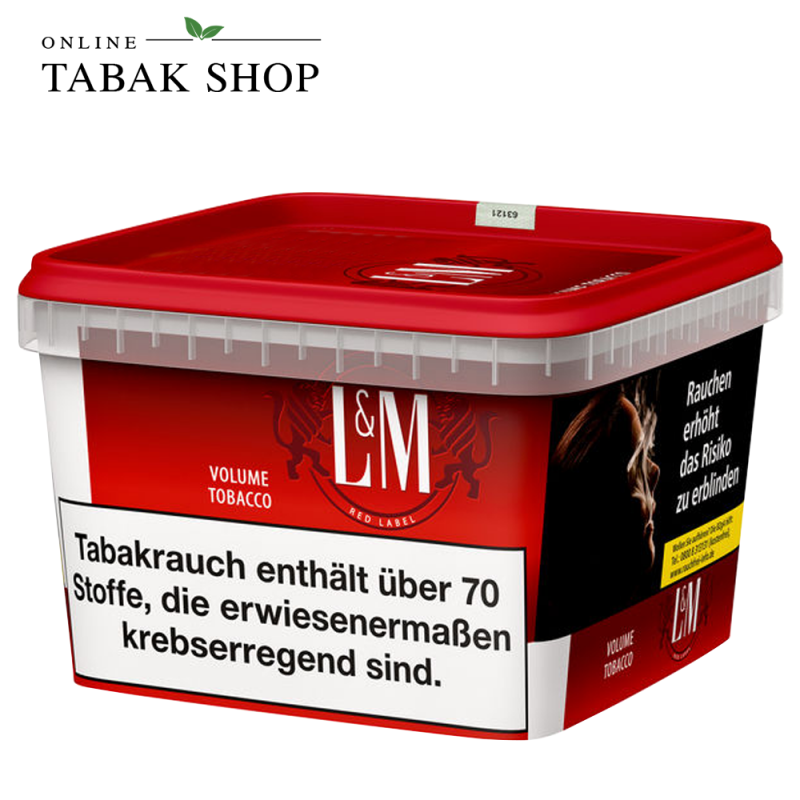 L&M Tabak Rot Mega 120g Eimer