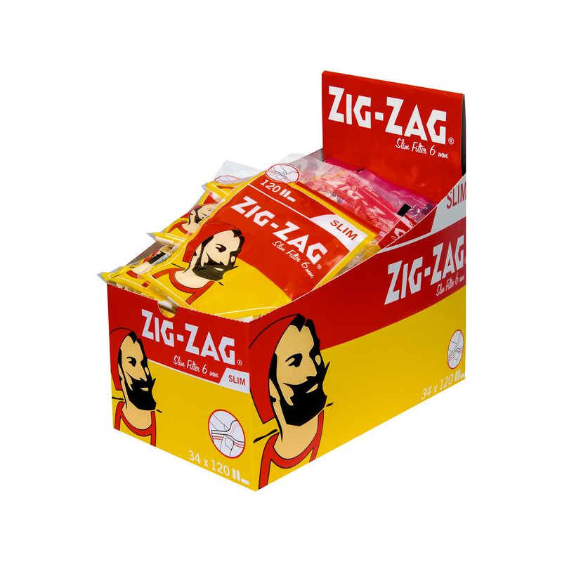 ZIG ZAG Spezial Drehfilter Slim 6mm 120er 2