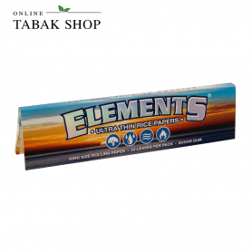 Elements King Size 1x33 Blättchen aus Reispapier - 1,20 €