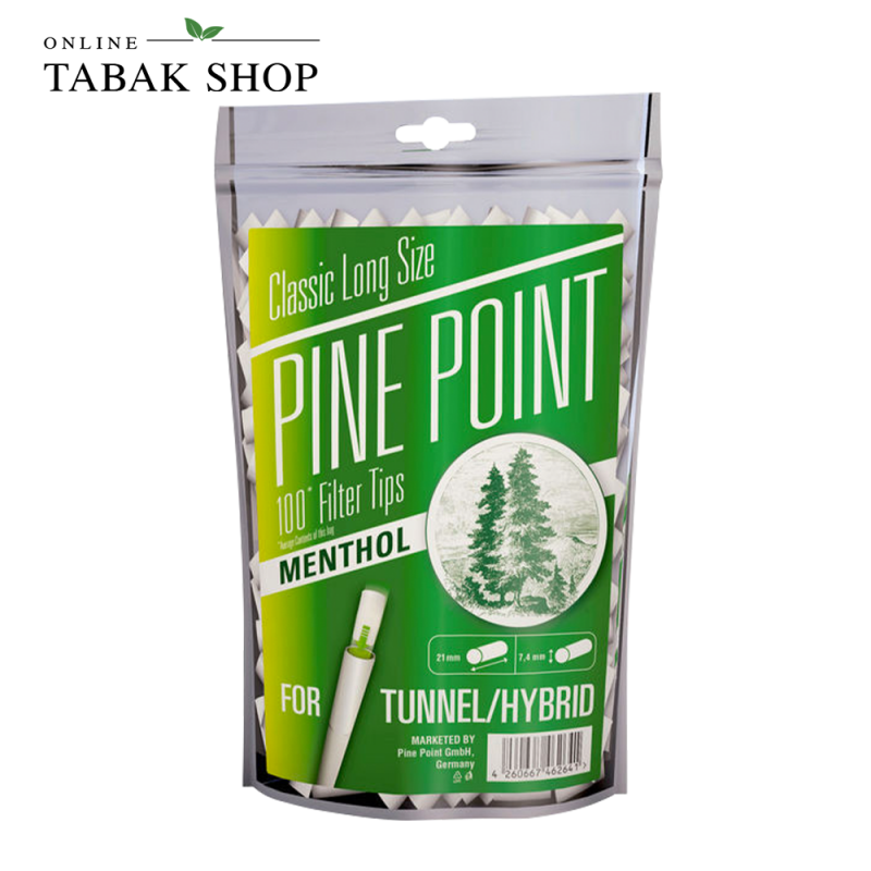 Pine Point Filtertips Menthol (1 x 100 Stück)