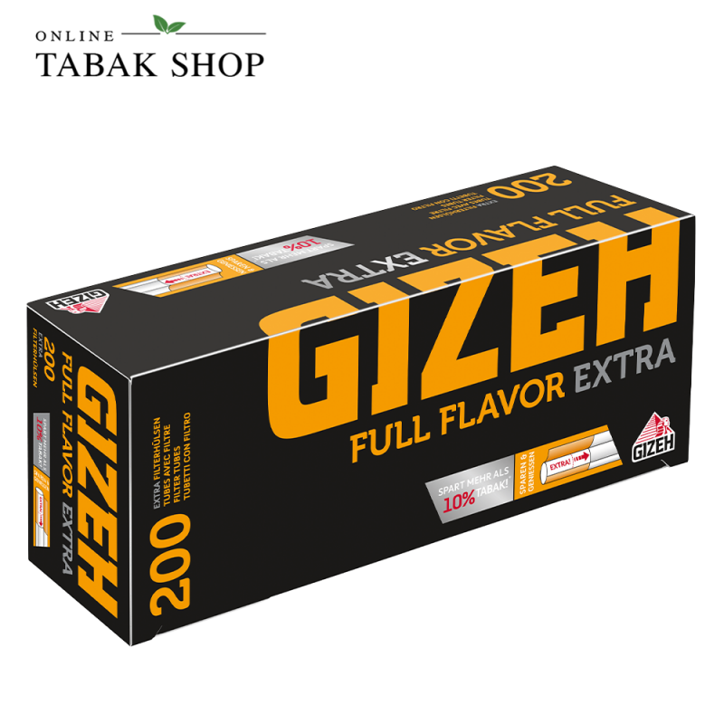 GIZEH Full Flavor EXTRA Spar-Hülsen (1x 200)