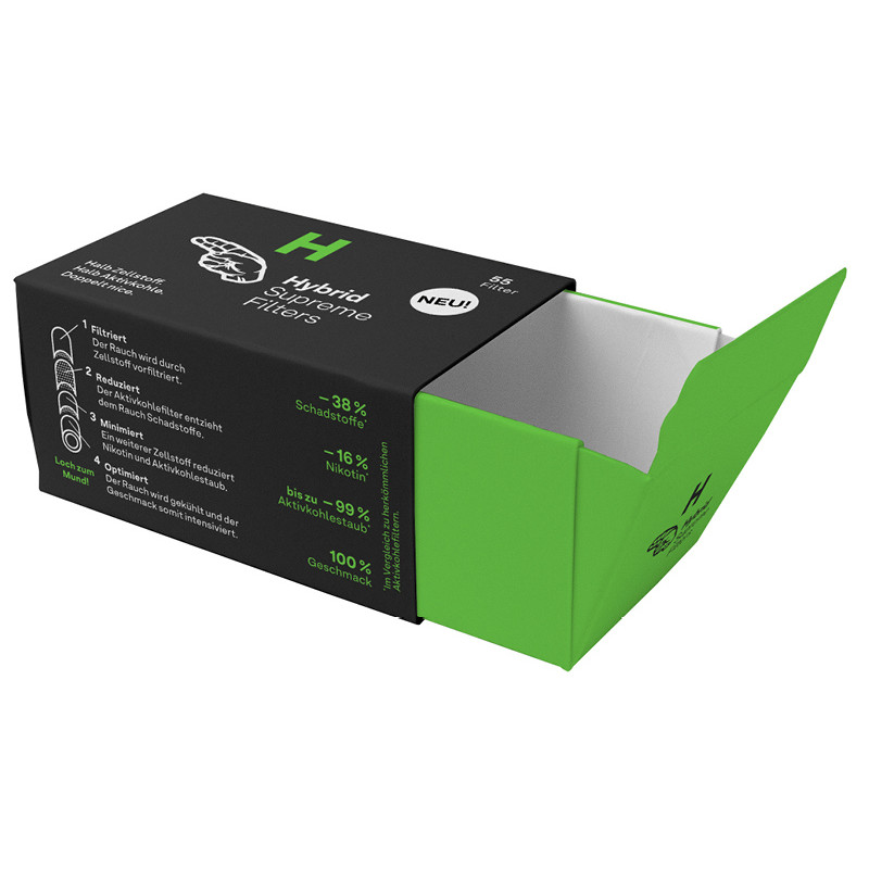 8 Cajas de 55 440 filtros, Incluye Funda Kogu Hybrid Supreme celulosa activada Verde 8X 55 Stück 