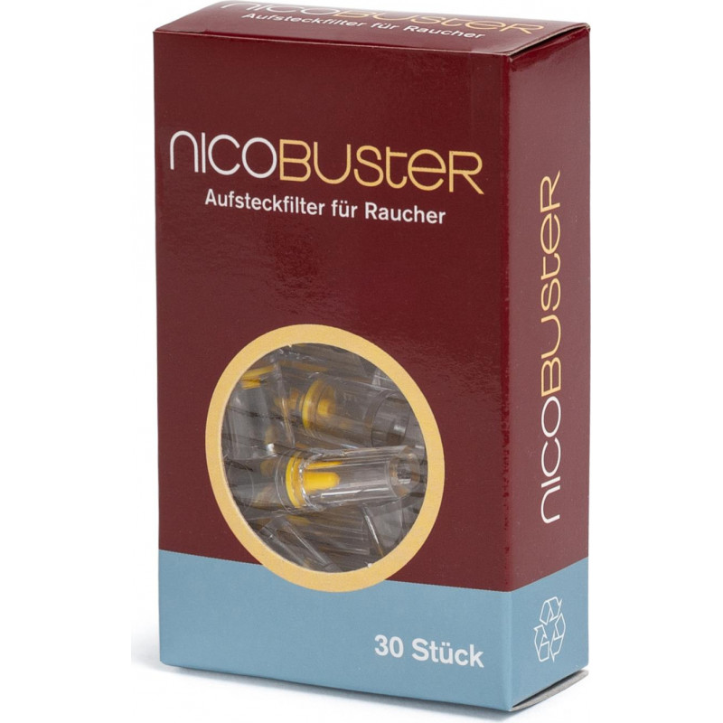 Nicobuster Filterspitzen 8mm Inhalt 30 Filterspitzen a1