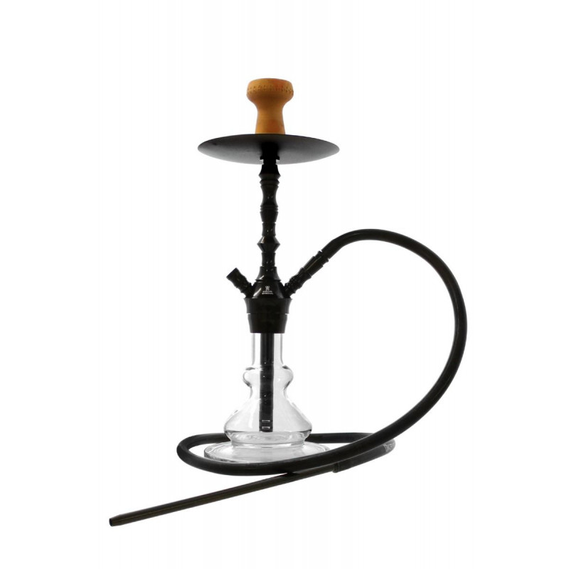 Kaya Shisha Clear ELOX 480 BORO Sebulba Schliff 2S - schwarz (ca. 59cm)