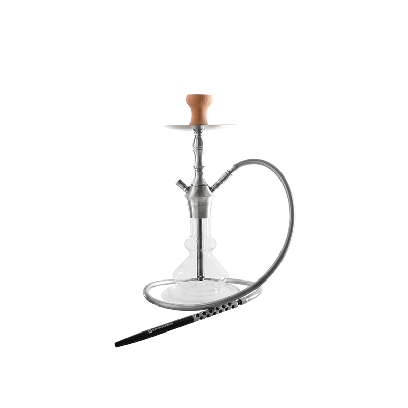 Kaya Shisha Clear INOX 630 BORO Sebulba XM 2S - silber (ca. 54cm)