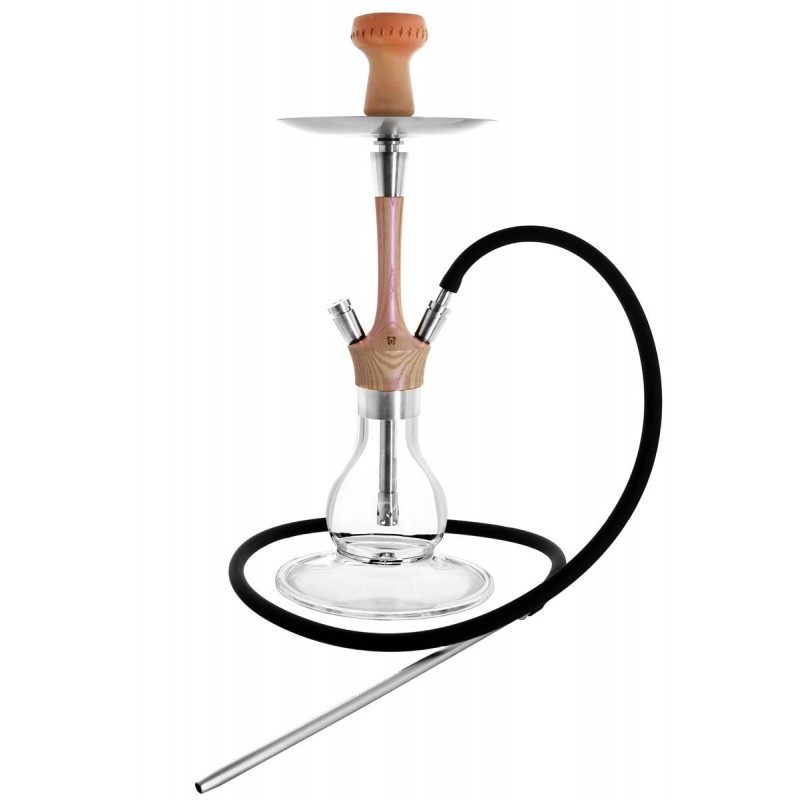 Kaya Shisha Clear MADERA 630XS BORO Ash Pink Reflek 2S - pink (ca. 54cm)