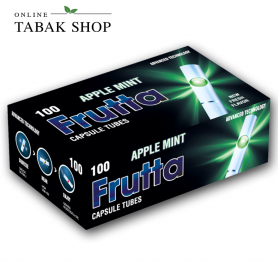 FRUTTA Click Hülsen "Apple Mint" (Apfel-Minze) Filterhülse mit Aromakapsel 100er Schachtel - 2,60 €