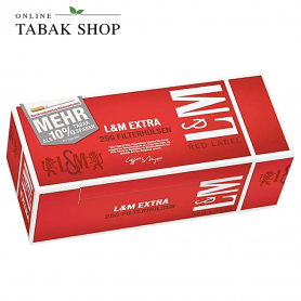 L&M Extra Hülsen Red Label 250er - 1,90 €