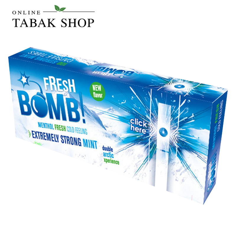 Fresh Bomb Hülsen Arctic Filterhülse (Doppel Menthol) mit Aromakapsel (1x 100er)