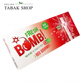 Fresh Bomb Hülsen Red Gourmet (Erdbeer) Filterhülse mit Aromakapsel (1x 100er) - 2,20 €