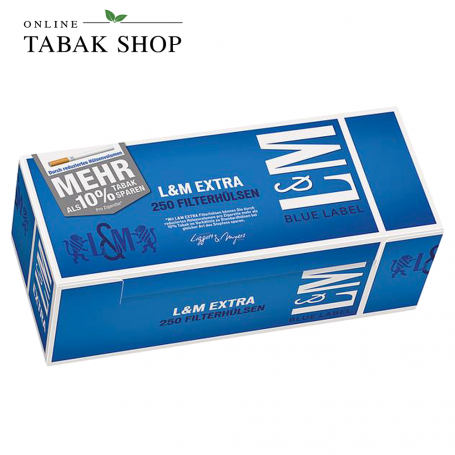 L&M LM Blau Extra Hülsen 250er