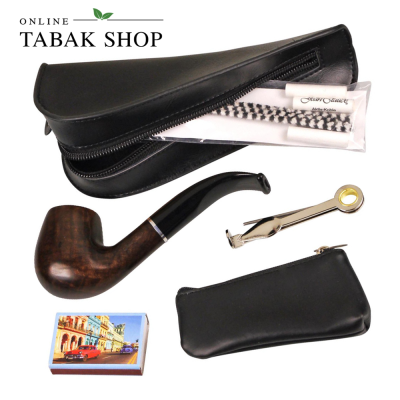 Pfeifen-Einsteigerset mit viel Zubehör - Set J