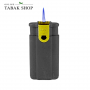 Tobaliq "Feuer & Flamme" - Double Flame Lighter (Gold Edition) Black