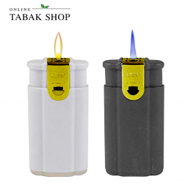 Tobaliq "Feuer & Flamme" - Double Flame Lighter (Gold Edition) - 0,99 €