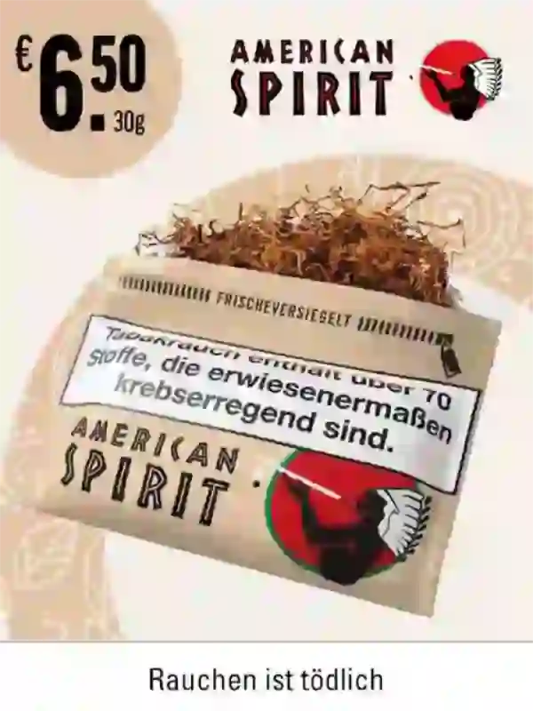 Jetzt American Spirit sichern!