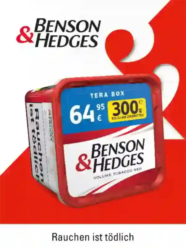 Benson Hedges Tabak kaufen