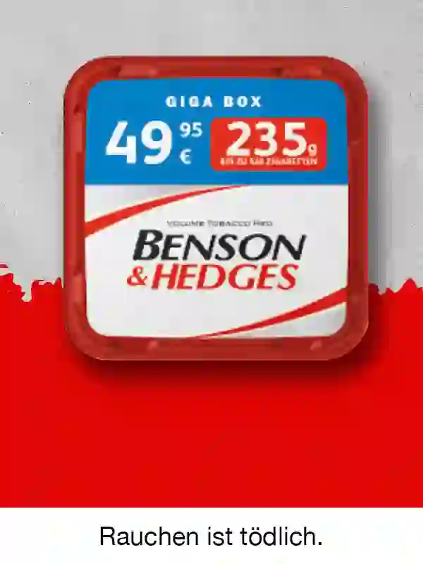 Benson Hedges Tabak kaufen