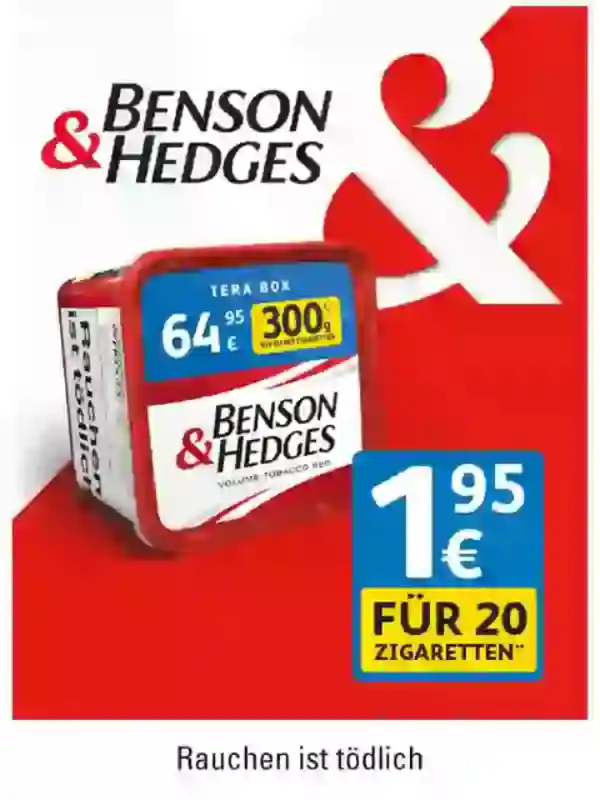 Benson Hedges Tabak kaufen