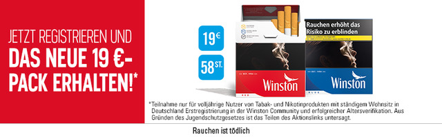 Gratis Zigaretten Winston
