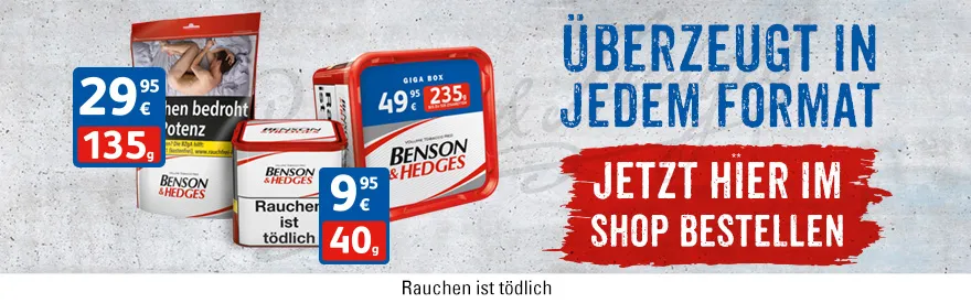 Benson & Hedges Tabak kaufen