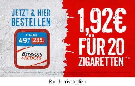 Benson & Hedges Tabak kaufen