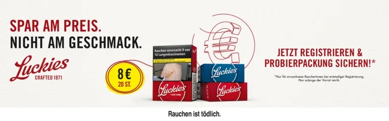 Luckies Crafted Probepakung