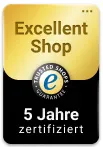Trusted Shops Excellent Shop Award 5 Jahre