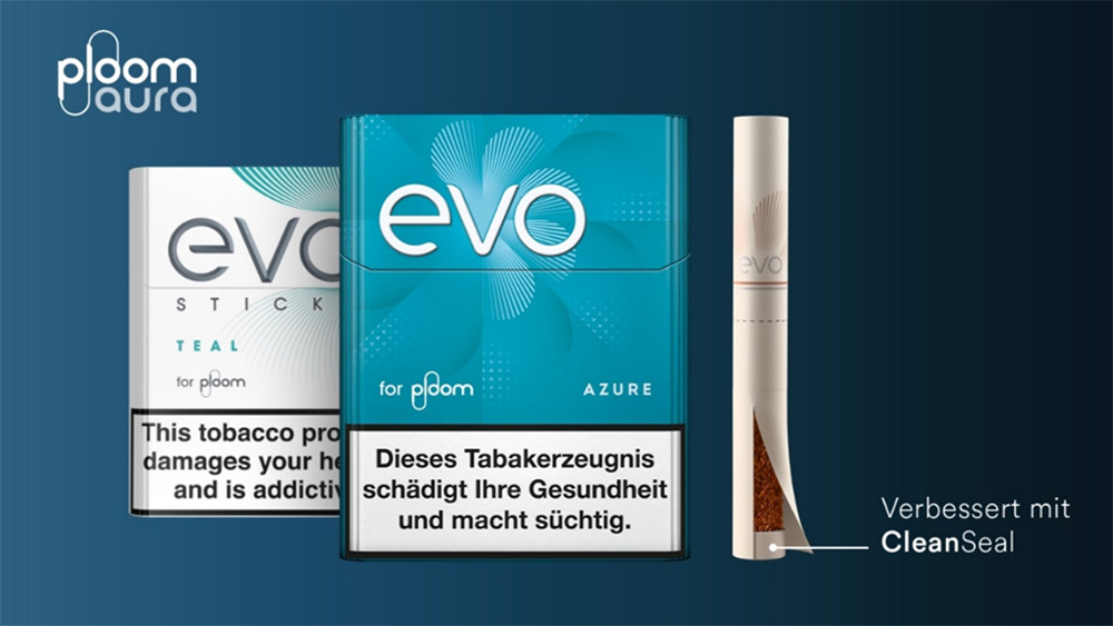 Weniger Reinigungsaufwand durch EVO Sticks mit CleanSeal-Technologie PLOOM EVO Tabaksticks mit CleanSeal