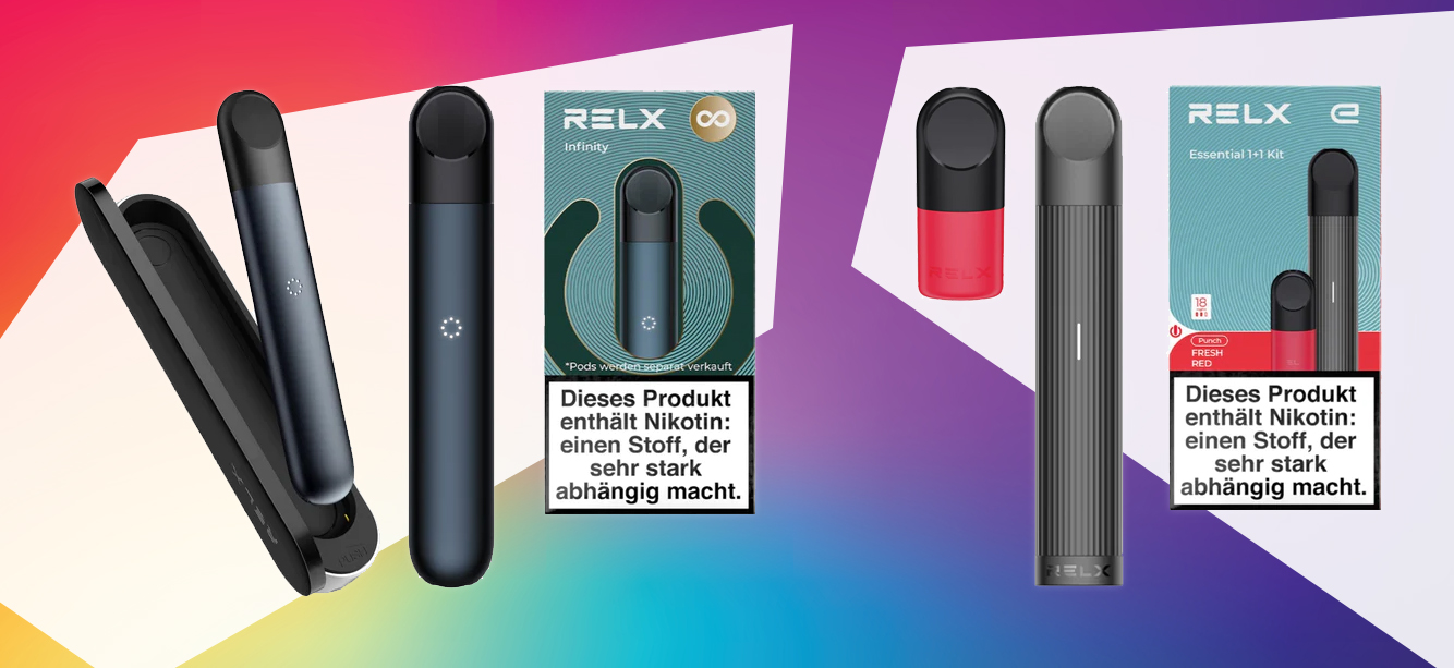 RELX E-Zigaretten und Pods