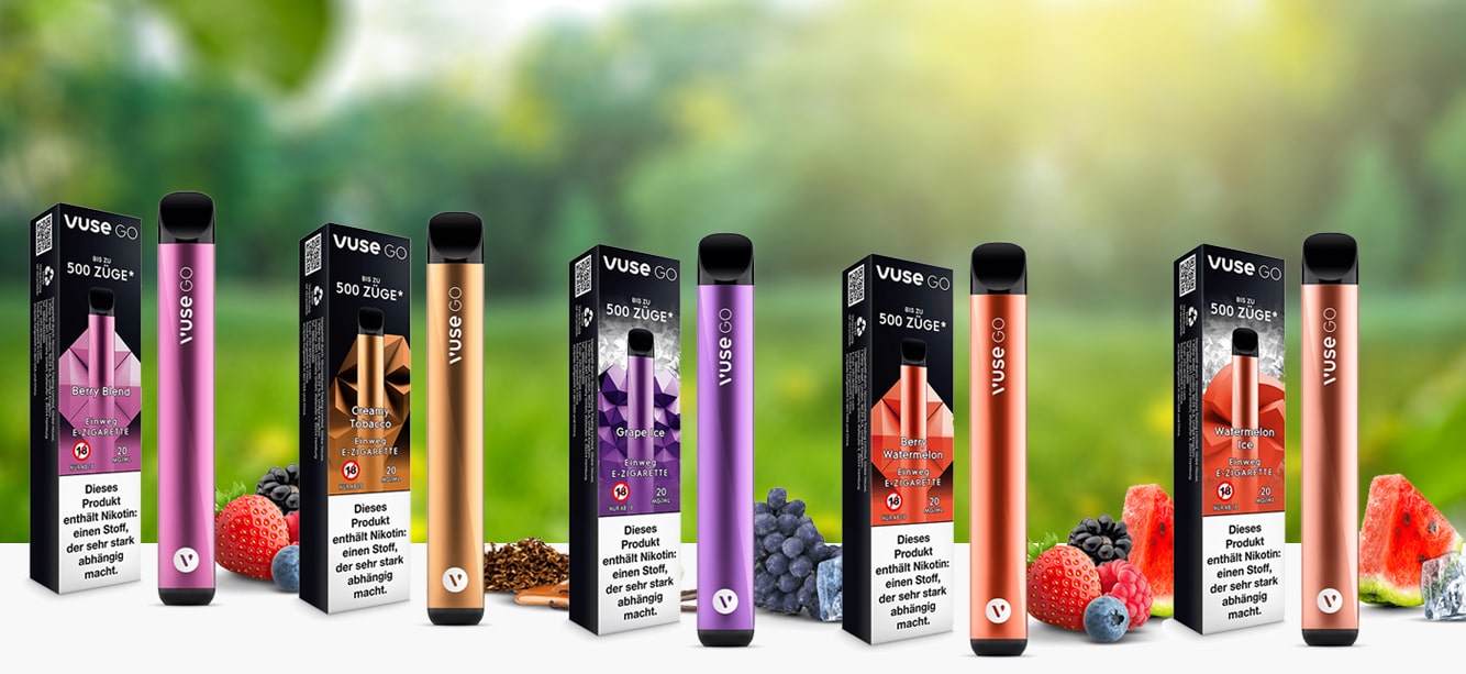 Vuse GO - Die Einweg E-Zigarette mit Vielfalt
